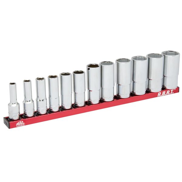 12-PC. 3 8  Drive Deep SAE R.B.R.T.™ Socket Set For Cheap