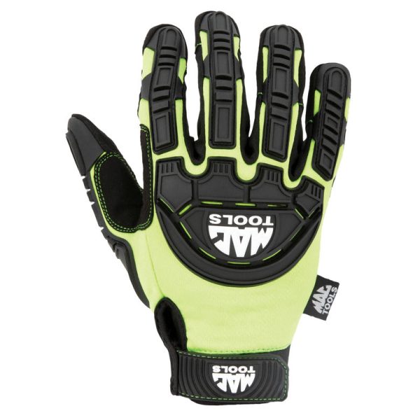Impact Gloves - Hi-Visibility Green - Medium Online Hot Sale