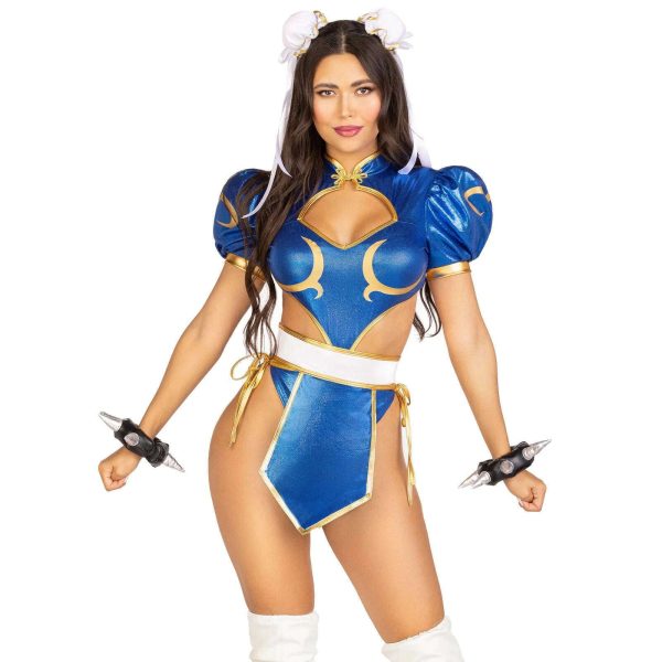 Street Fighter Battle Chun Li Sexy Adult Costume Supply